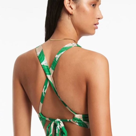 NWT Jets Floreale Soft Tri Top- Green VARIOUS SIZES - Picture 3 of 4